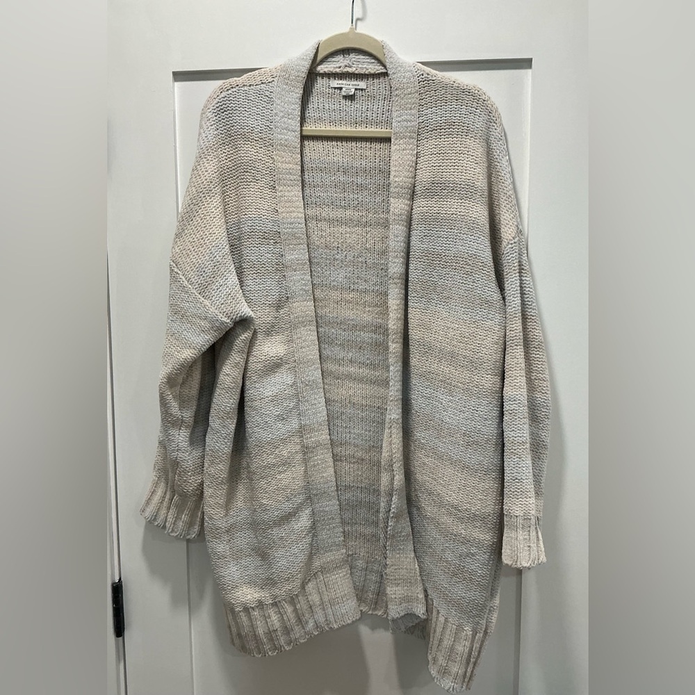 American Eagle Outfitters Cream Knit Cardigan
